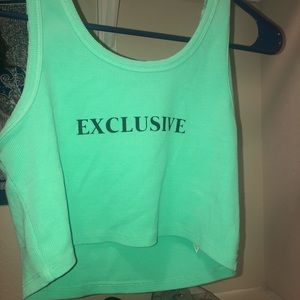 Forever 21 “Exclusive” crop top